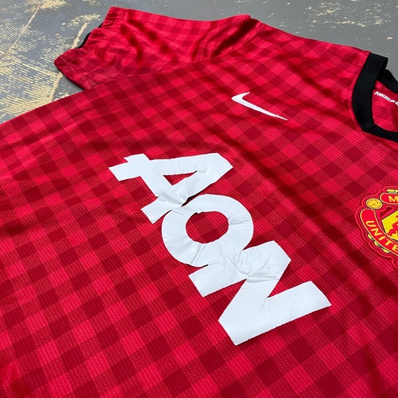 Nike Manchester United Home Jersey 479278-623 Large Soccer Futbol Checker - Picture 3 of 10